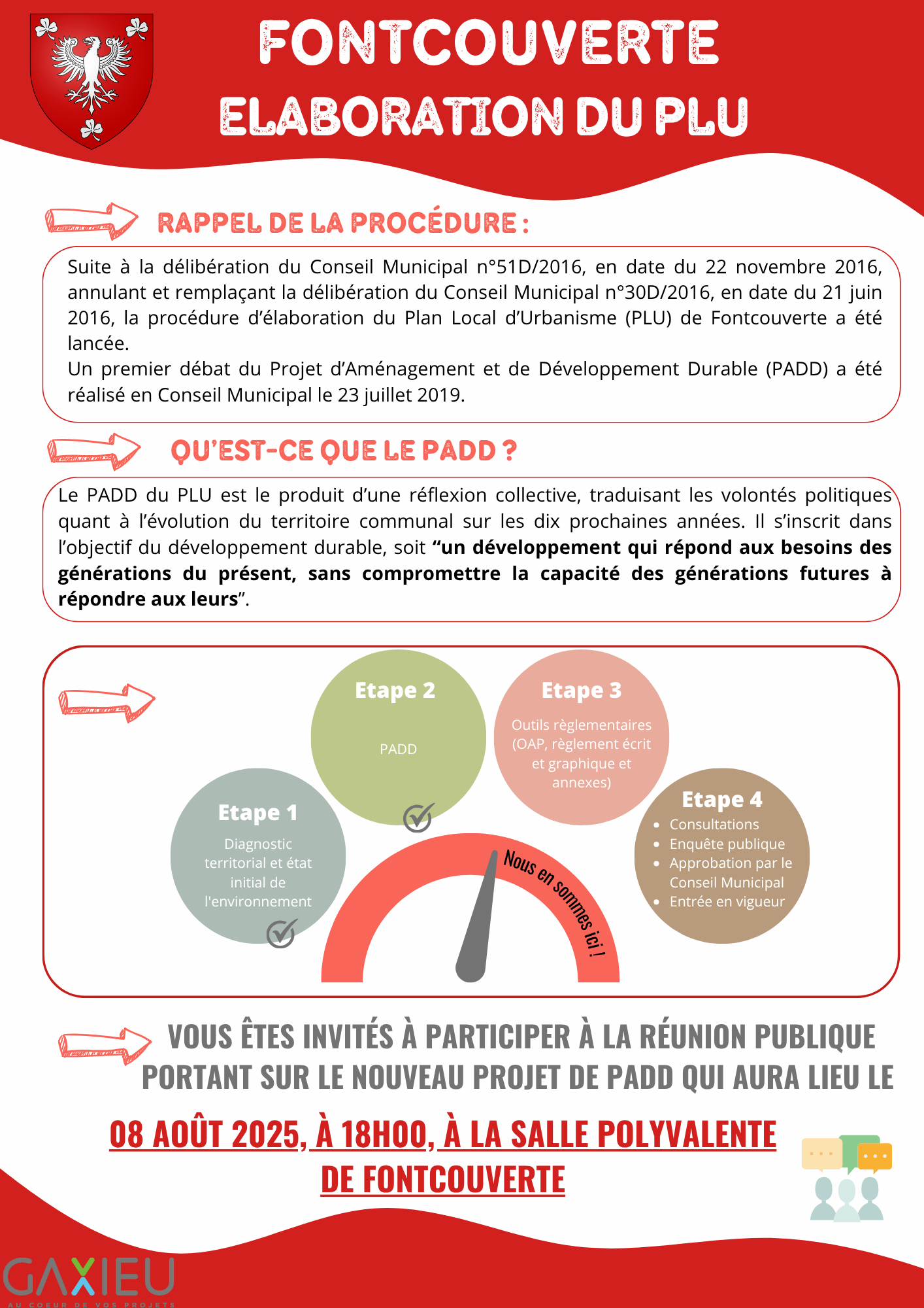 réunion publique PADD 2025