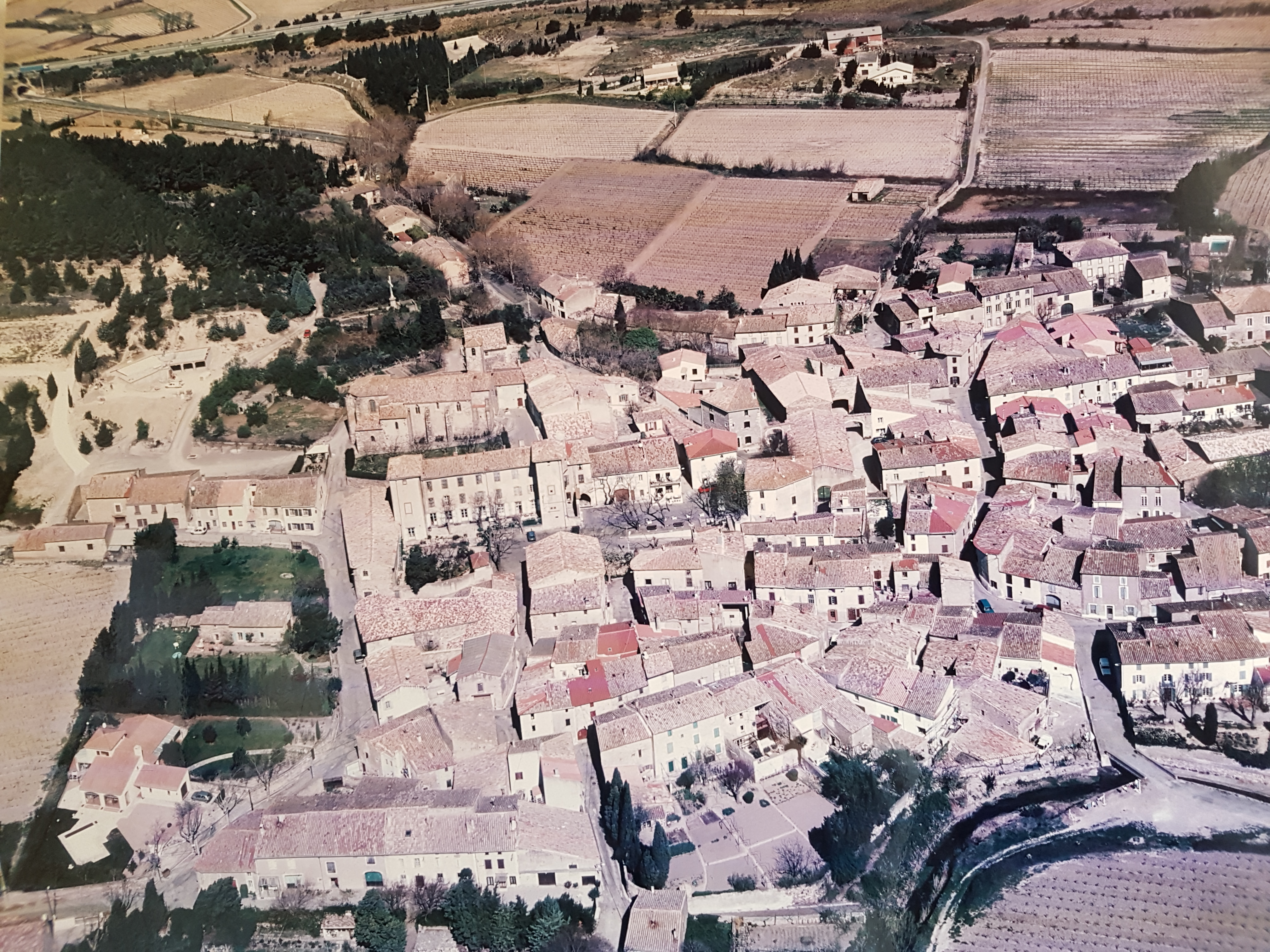 Vue du ciel en couleur